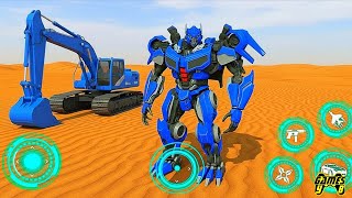 Excavator Robot transformers: Mech Multiple Transform Game - Android Gameplay screenshot 4