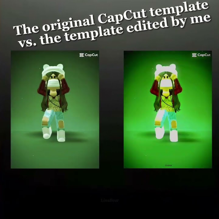 The 2 types of Capcut templates #roblox #tiktok #capcut #templates #ca