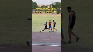 Triple jump slow motion #short#video#viral#usa#europe#olympics#athlete#sports#speed#trackandfield#