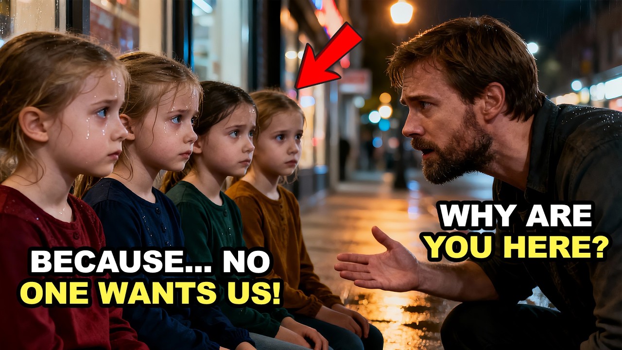 BILLIONAIRE CEO FINDS FOUR POOR GIRLS CRYING — YEARS LATER, THEY BREAK HIS HEART