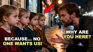 BILLIONAIRE CEO FINDS FOUR POOR GIRLS CRYING — YEARS LATER, THEY BREAK HIS HEART