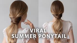SIMPLE & EASY PONYTAIL HACK FOR SUMMER❤️