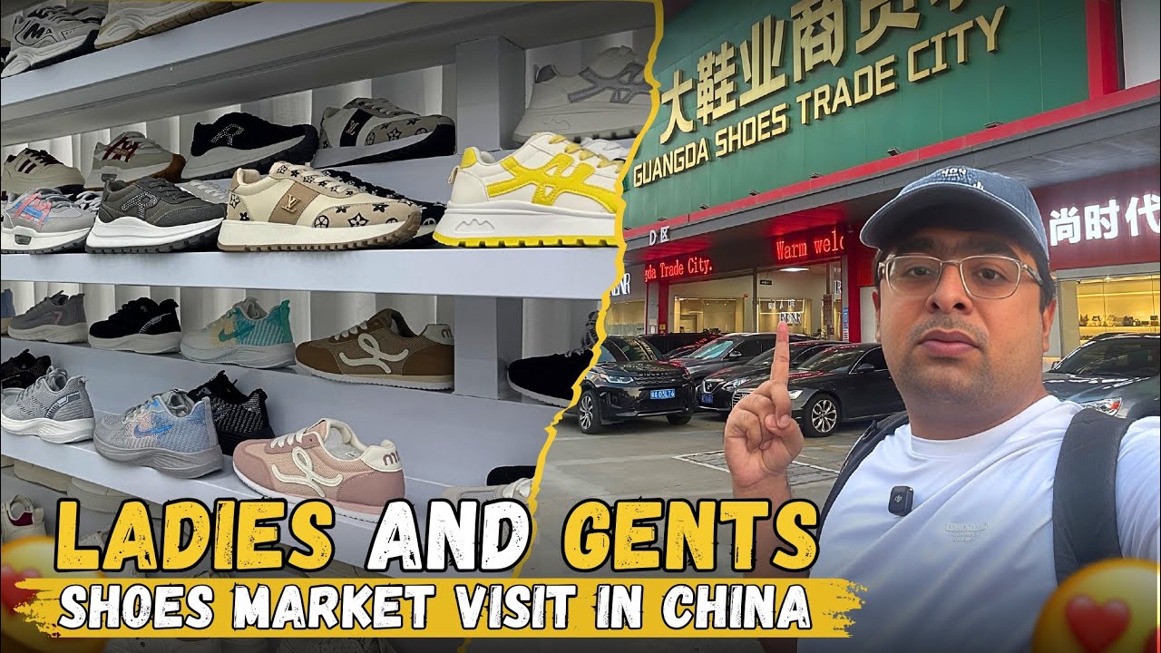 Exploring Guangda Shoes Trade City | China’s Wholesale Shoe Market🤓