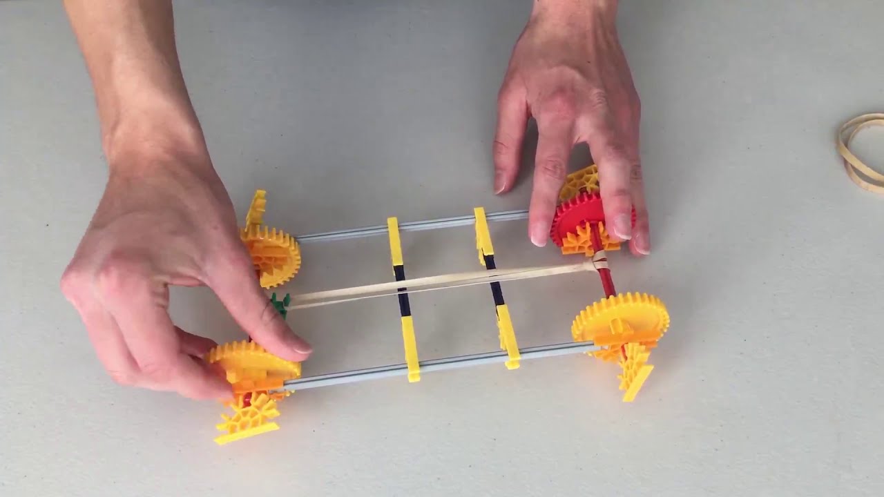 Building a Simple Pullback Car out of Knex Pieces! Wild YouTube