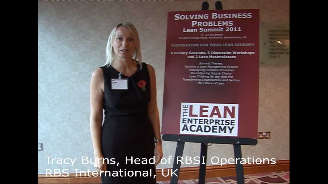 Lean Summit 2011 Tracey Burns YouTube