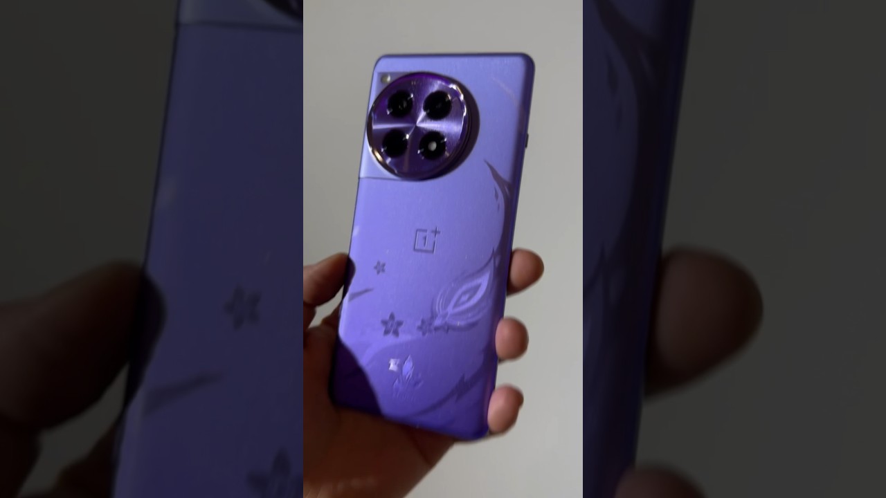 The OnePlus 12R Genshin Impact Edition is Flawless 💜 #unboxing #oneplus