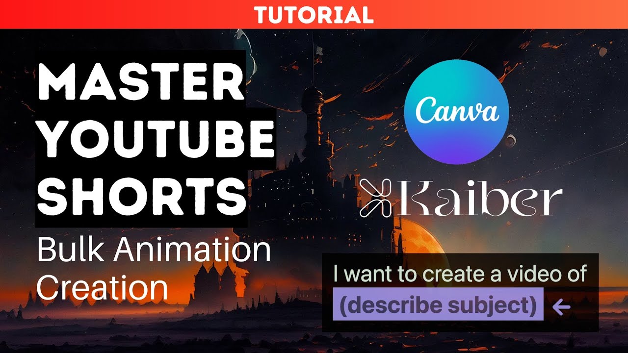 Master YouTube Shorts: Bulk Animation with Kaiber AI + Canva - YouTube