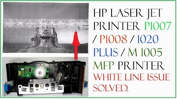 hp laserjet 1020 plus printer white line print issue solved. hp LJ printer laser scanner repairing.