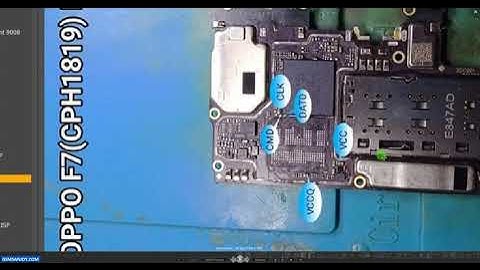 Oppo F7 CPH1819 ISP Pinout | EMMC Test Point | Dead Boot Repair #gsmsanjoy