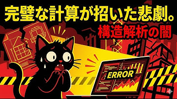 構造解析の闇 / 完璧な計算結果が招いた歴史的な大事故【失敗の教訓】