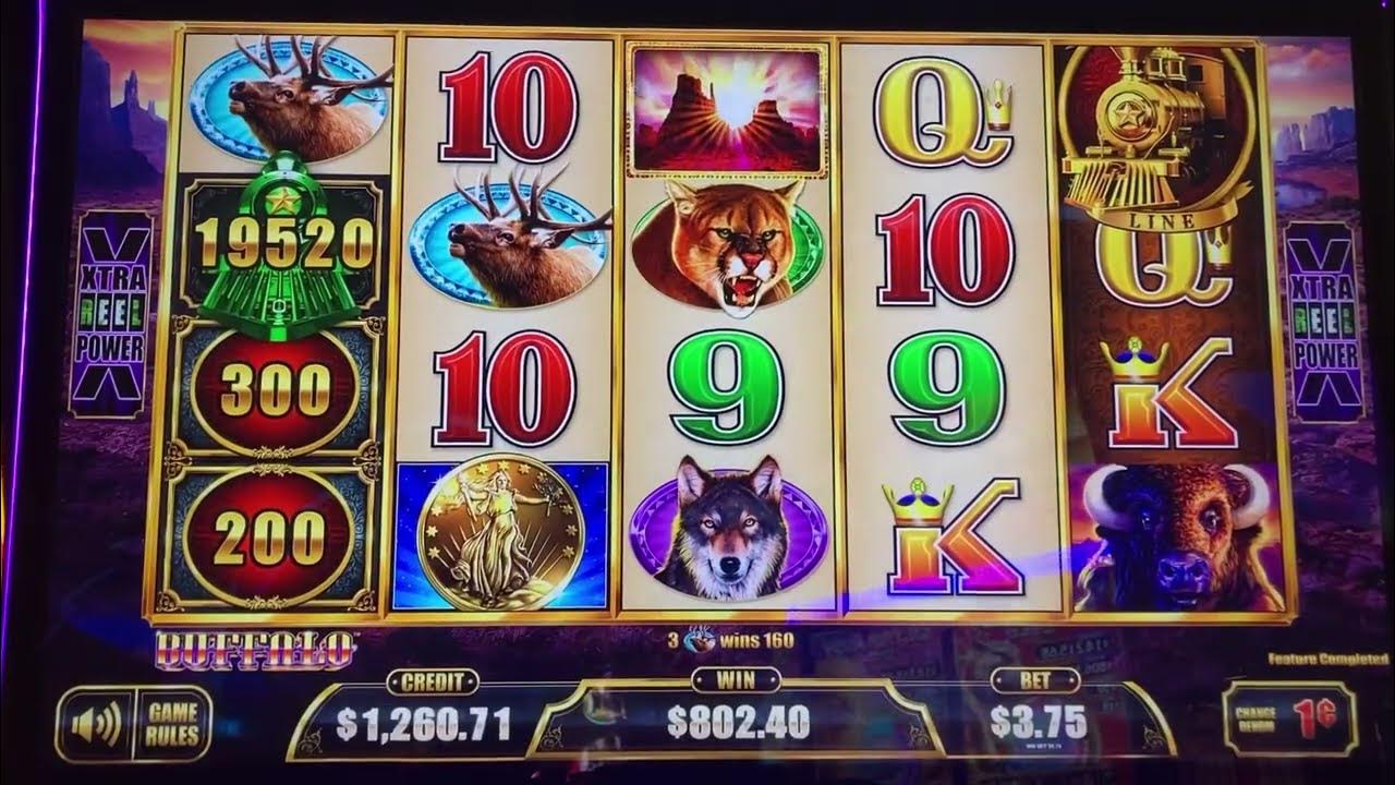 FireKeepers Casino Buffalo Luxury Line Slot Machine YouTube
