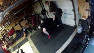 4-10-13 // Cube Method Meet Prep. Week 9 / Day 2 | Bench [315x1 Raw, Opener]