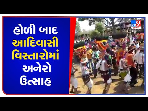 Chhota Udepur: Adivasi community celebrated Holi in traditional way | TV9News