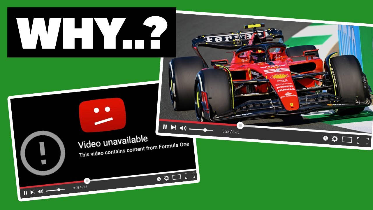 You Cant Use Formula 1 Videos