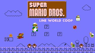 Super Mario Bros. Line World Coop Mode