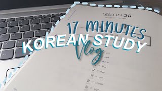 [ENG/KOR]️Korean Study Vlog | 17 Minutes | 한국학 블로그