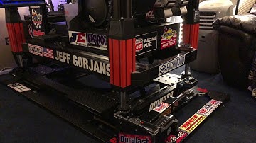 6 DOF Racing Simulator reference setup video 1