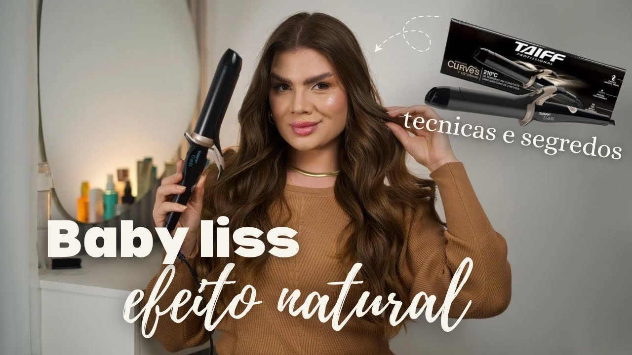 Meu Baby Liss natural ✨ |  APRENDA A FAZER BABY LISS
