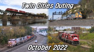 Railfanning the Twin Cities in October 2022