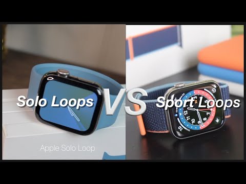 (Early 2021) Apple Watch SOLO LOOPS VS SPORT LOOPS