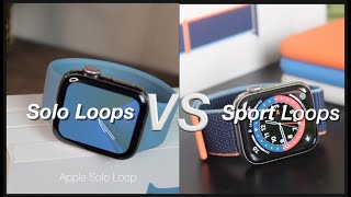 Apple Watch SOLO LOOPS VS SPORT LOOPS