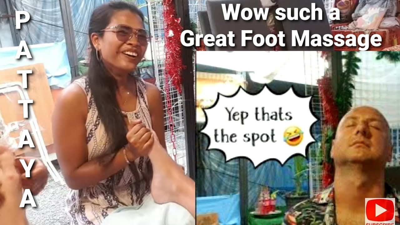 $5 Foot Massage Pattaya, Thailand 🇹🇭#thailand #pattaya #massage