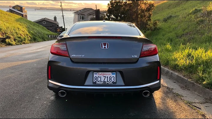 2017 Honda Accord Coupe V6 Borla Axleback Exhaust