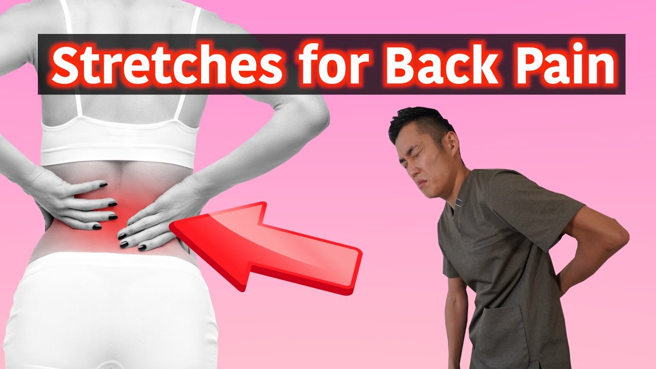 ONE Minute Stretches for Back Pain - YouTube