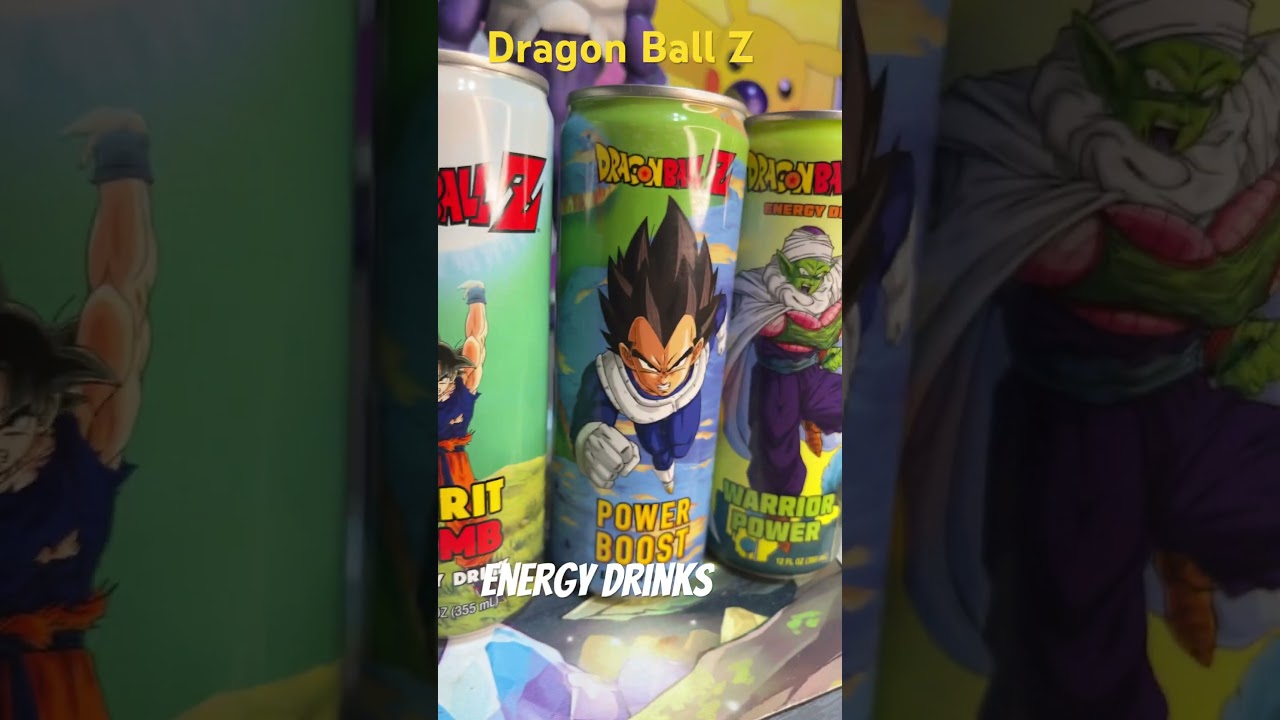 Dragon Ball Z Has Energy drinks!