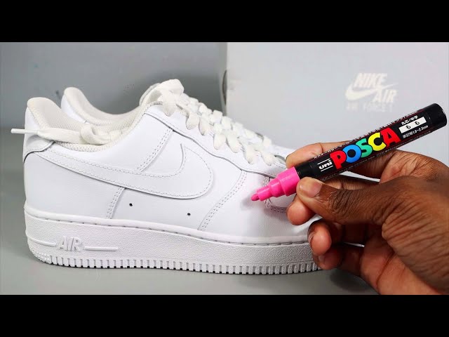 Custom Adidas Superstar Trainers (using paint pens) 