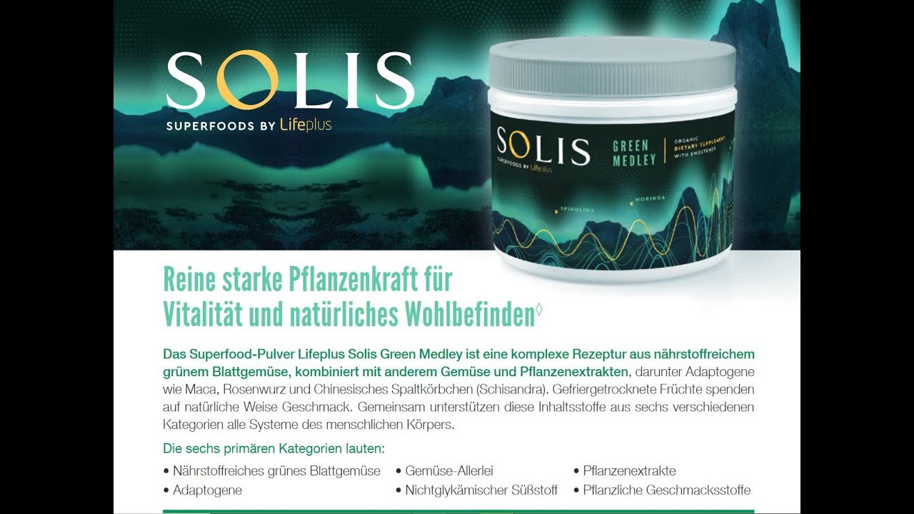 Solis Green Medley Erfahrungen