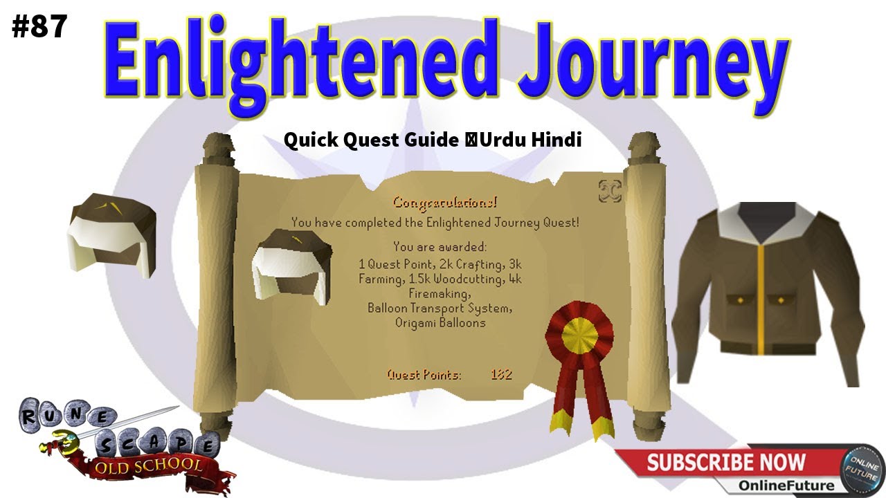 OSRS│How To Complete Enlightened Journey Quest 2020│Urdu Hindi YouTube