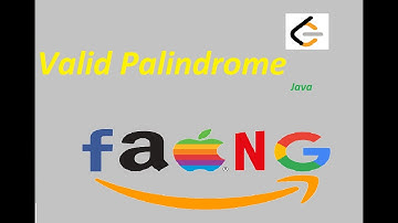 Valid Palindrome | Leetcode 125 | Java