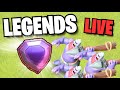 Legends League LIVE Push with Throwers! (Clash of Clans)