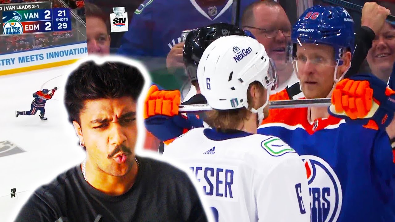 CANUCKS vs OILERS GAME 4 REACTION & THOUGHTS! INSANE NHL PLAYOFF GAME !!