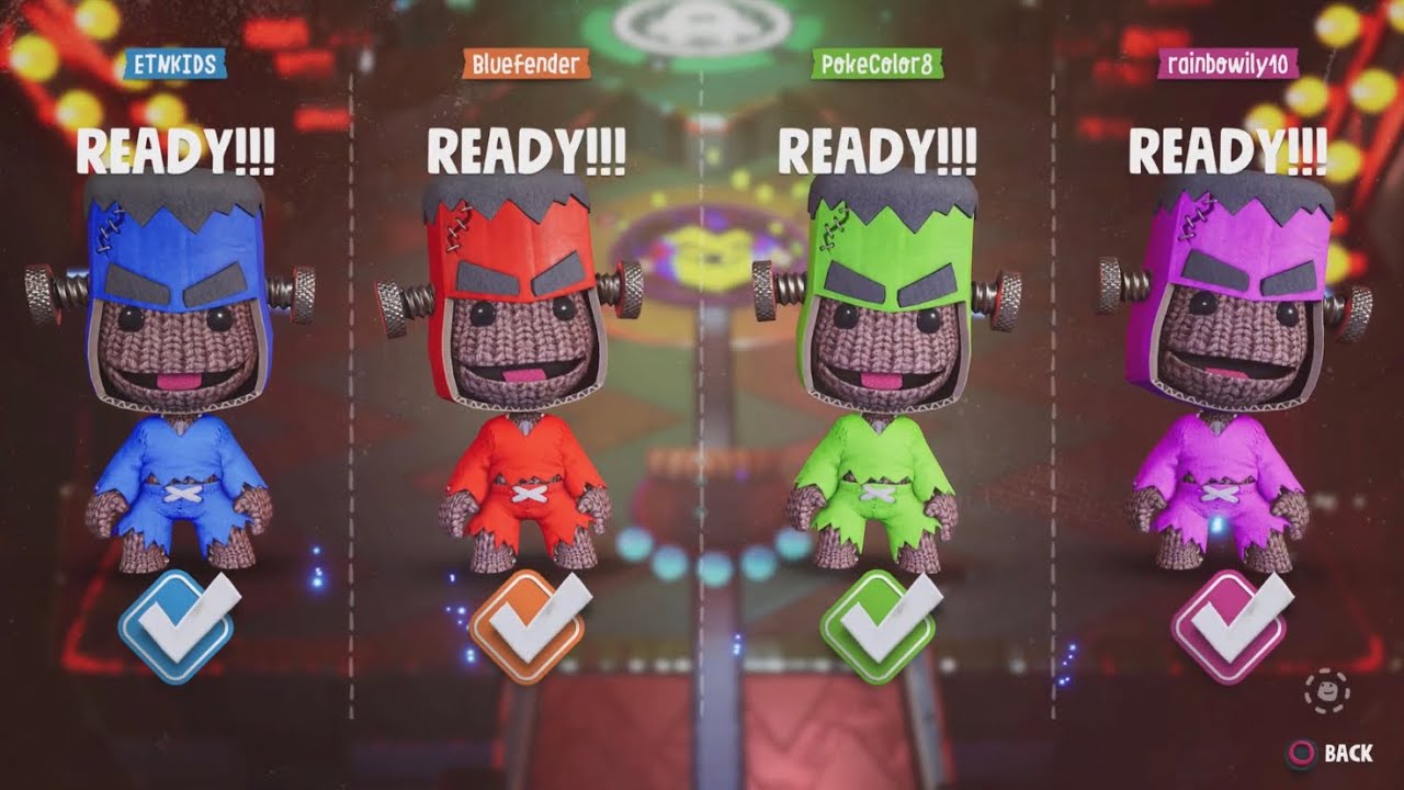 Sackboy: A Big Adventure Цветной скин Франкенштейна PS5 Геймплей | Кооператив на 4 игрока 79 Хэлл...