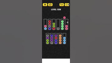 Ball sort puzzle level 1338 #ballsortpuzzleanswer #ballsortpuzzlewalkthrough #ballsortpuzzle