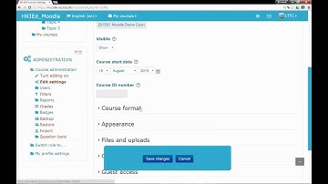 Changing the number of sections in a Moodle course