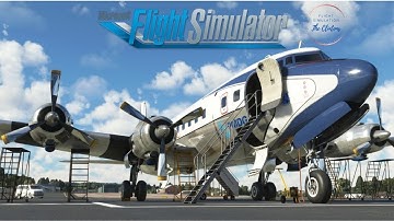 PMDG Douglas DC-6 4K cinematic trailer {Microsoft Flight Simulator}