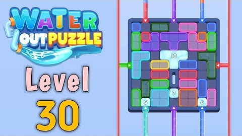 Water Out Puzzle Level 30 Walkthrough