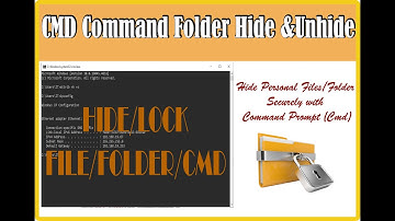 How To CMD Command Folder Hide & Unhide 100% Working