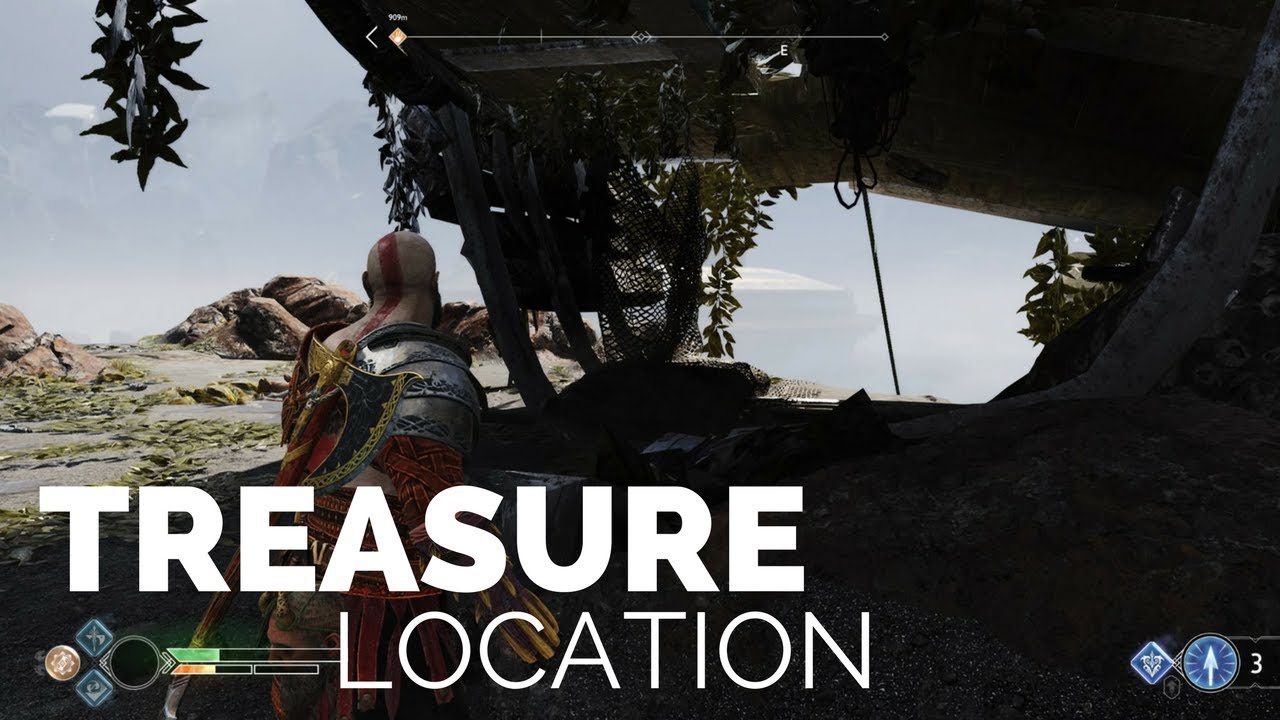 GOD OF WAR 4 The Boat Captain's Key treasure YouTube