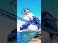 Una forma única de lanzar un barco gigante