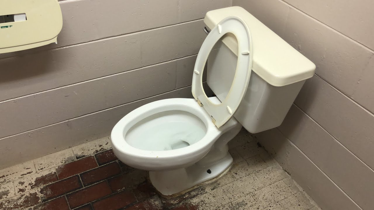 [1340] 1991 Briggs Conserver toilet with mismatched 1981 Abingdon tank ...