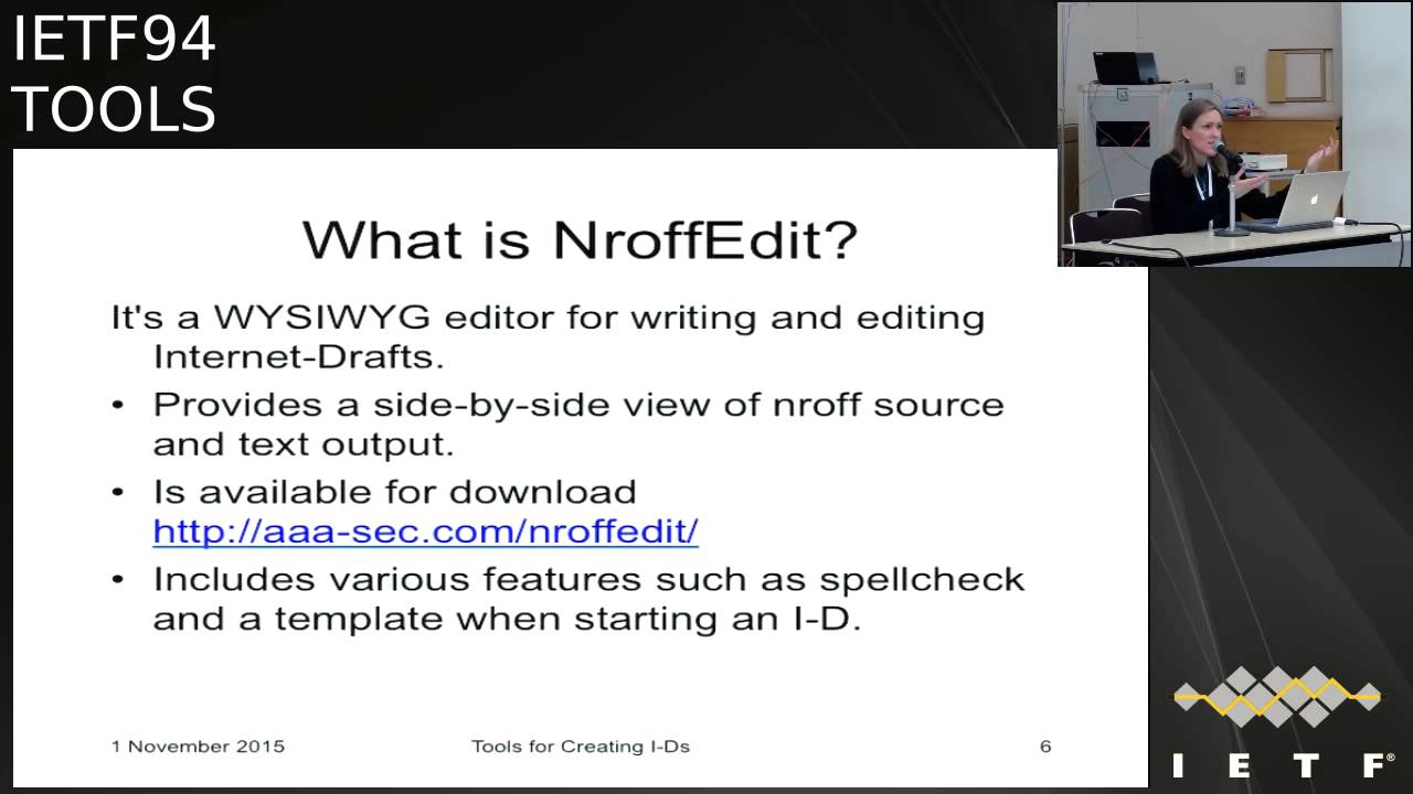 IETF94-TUTORIAL-TOOLS-20151101-1300