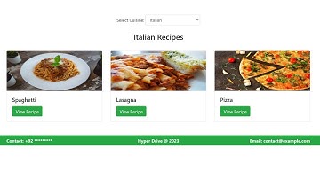 Cooking Website from Scratch | HTML, CSS, JS | Front End Development