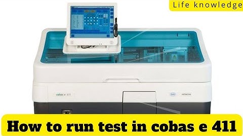 How To Run Test In Cobas e 411 | cobas e 411 fully automatic machine | made by Roche(HITACHI)