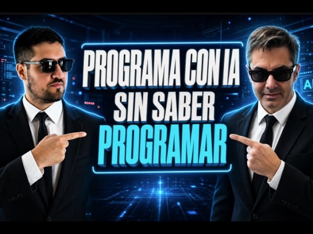 Programar con IA sin saber programar. ¿Se puede?