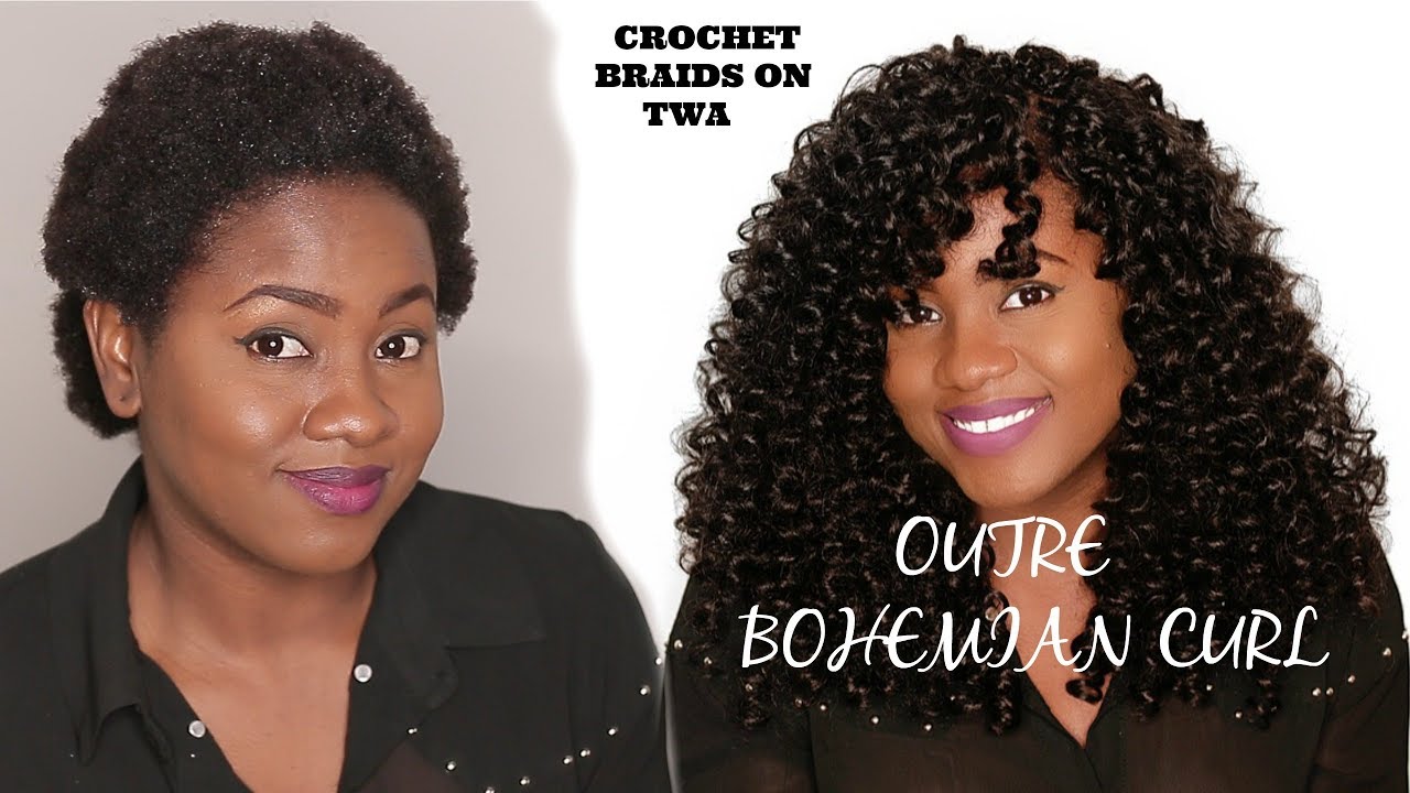 Repeat Outre Bohemian Curl Crochet Braids On A Twa Ogc By Omoni