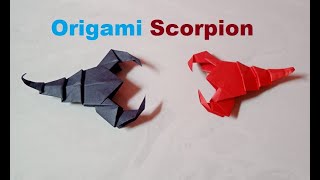How to make paper scorpion | Origami scorpion |  Easy paper crafts